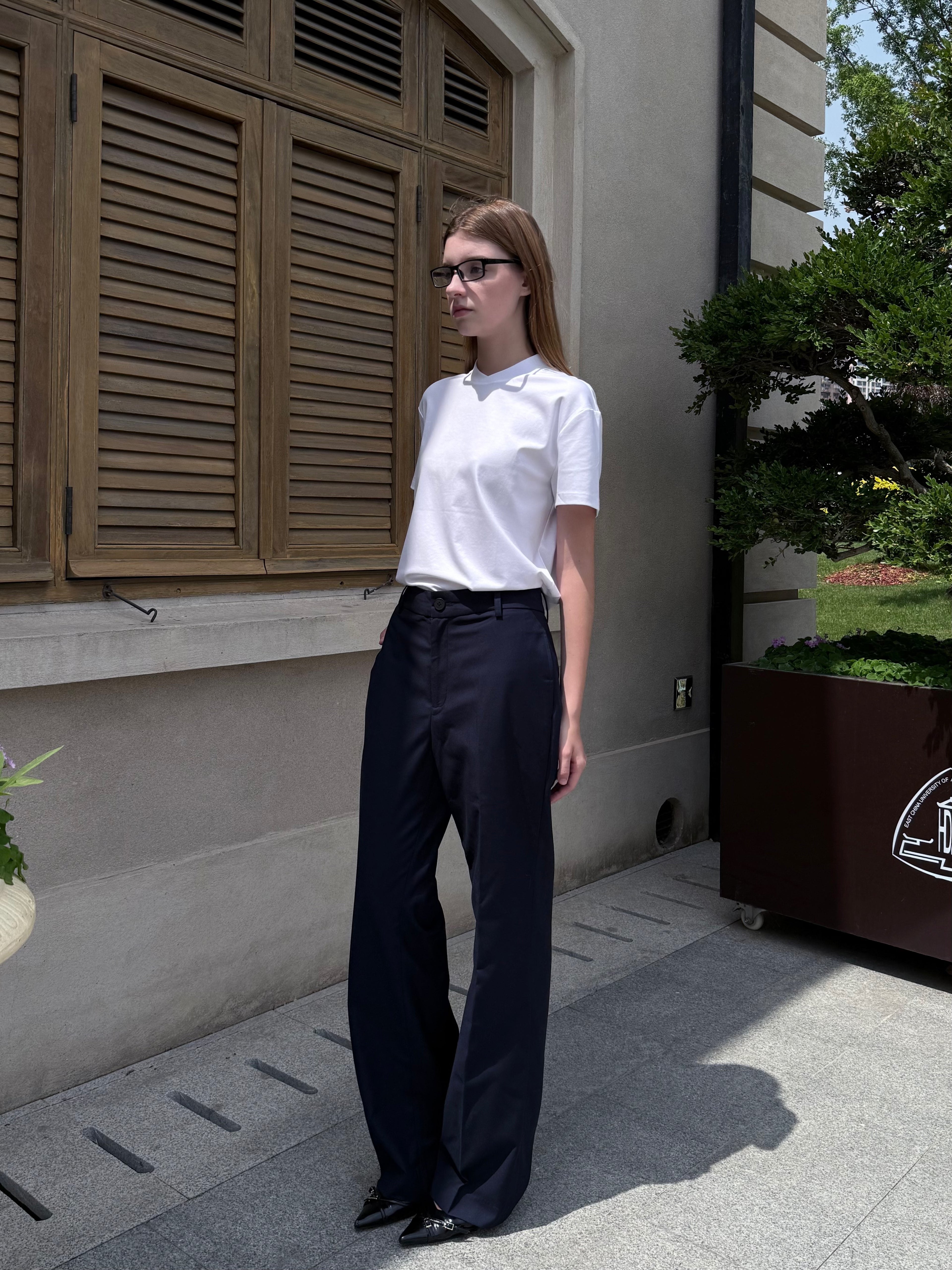 D1pS1a Embroidered casual-fit drape trousers