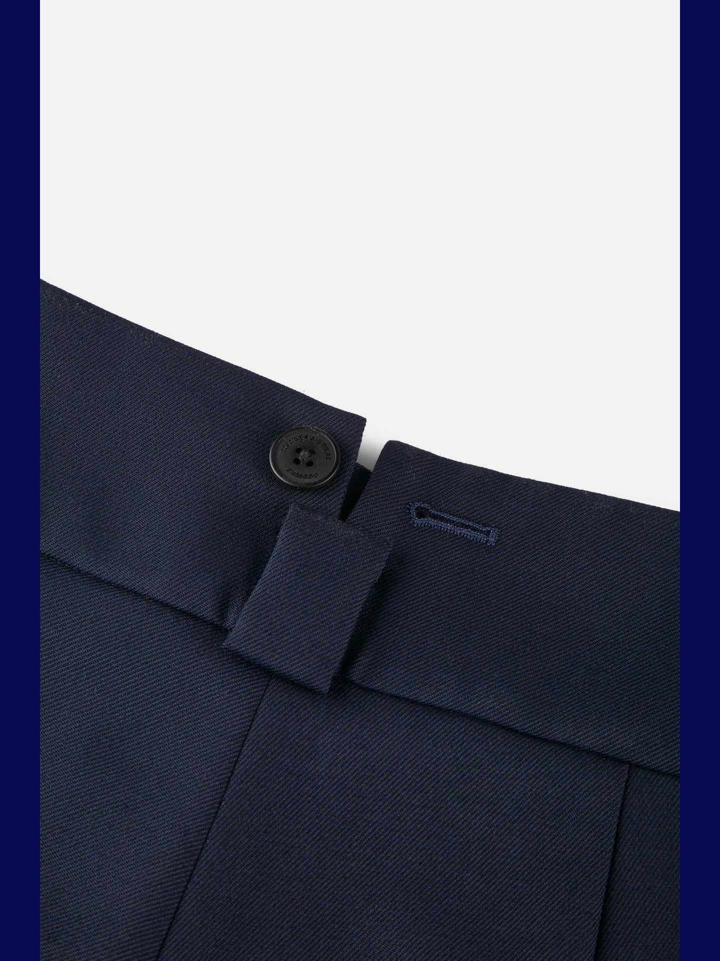 D1pS1a Wool blend casual-fit wide-leg trousers with adjustable waistband