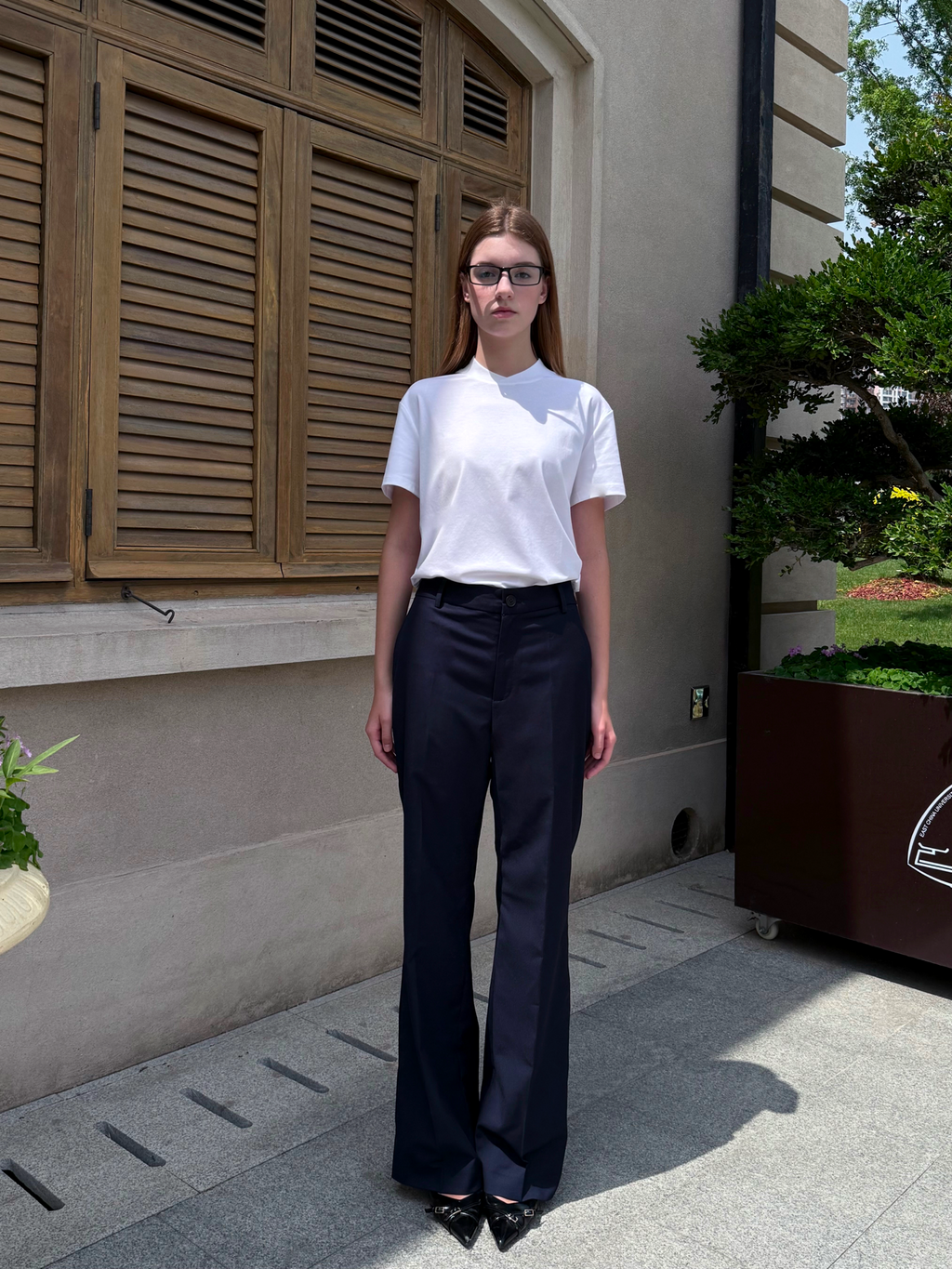 D1pS1a Embroidered casual-fit drape trousers